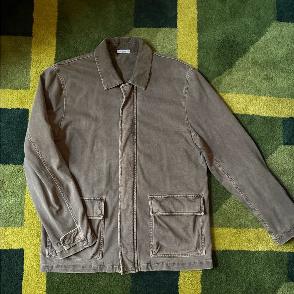 James Perse Men's Jacket in Olive Brown